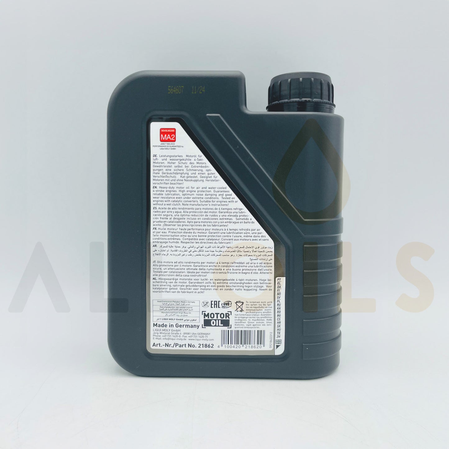 Liqui Moly 21862 4T 10W-40 Optimal Motorbike Engine Oil - 1 Litre