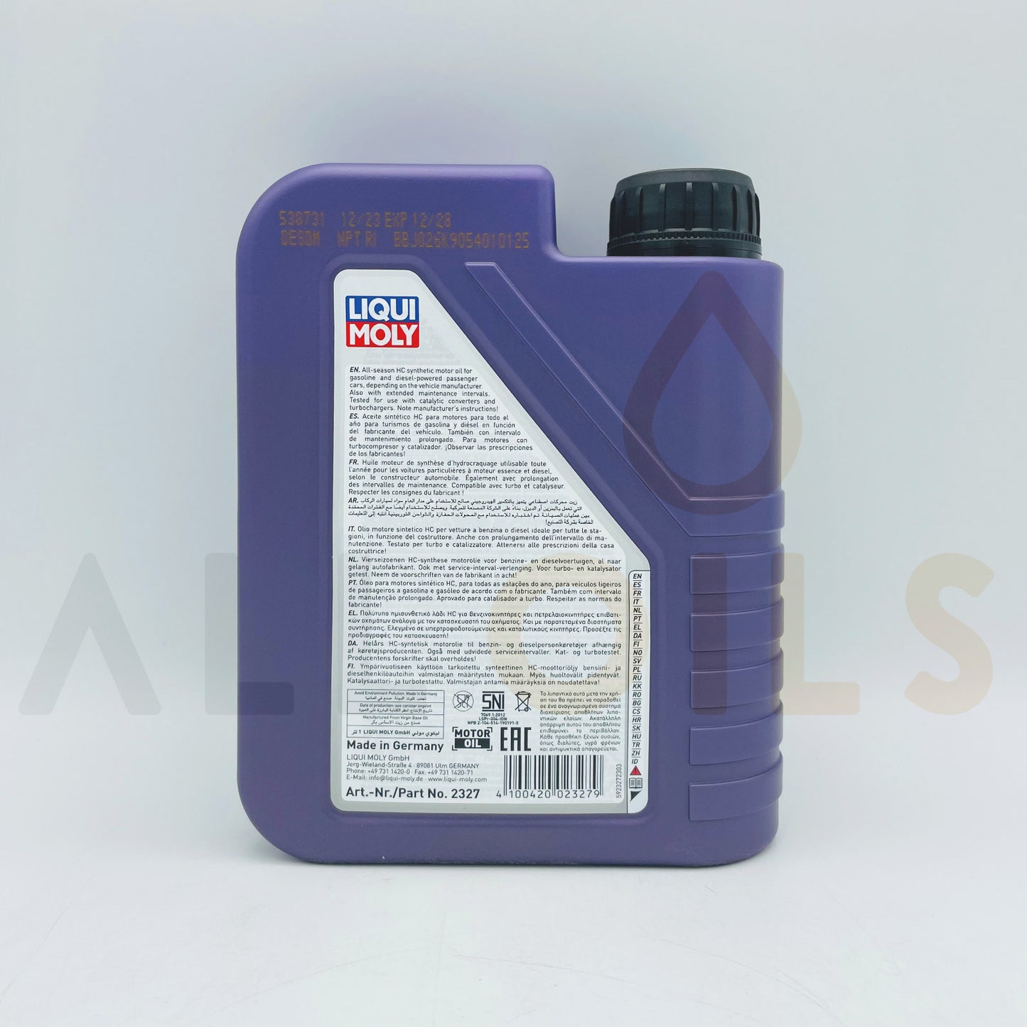 Liqui Moly 2327 Leichtlauf High Tech 5W-40 Engine Oil - 1 Litre