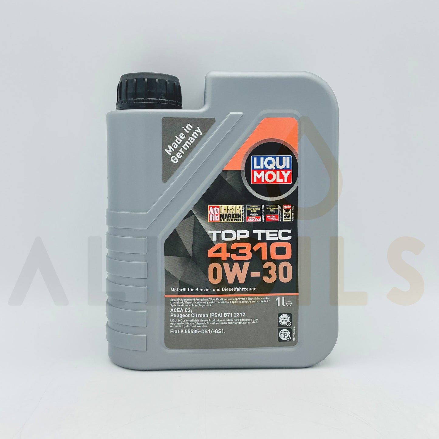 Liqui Moly 2361 Top Tec 4310 0W-30 Engine Oil All-Season ACEA C2 - 1 Litre