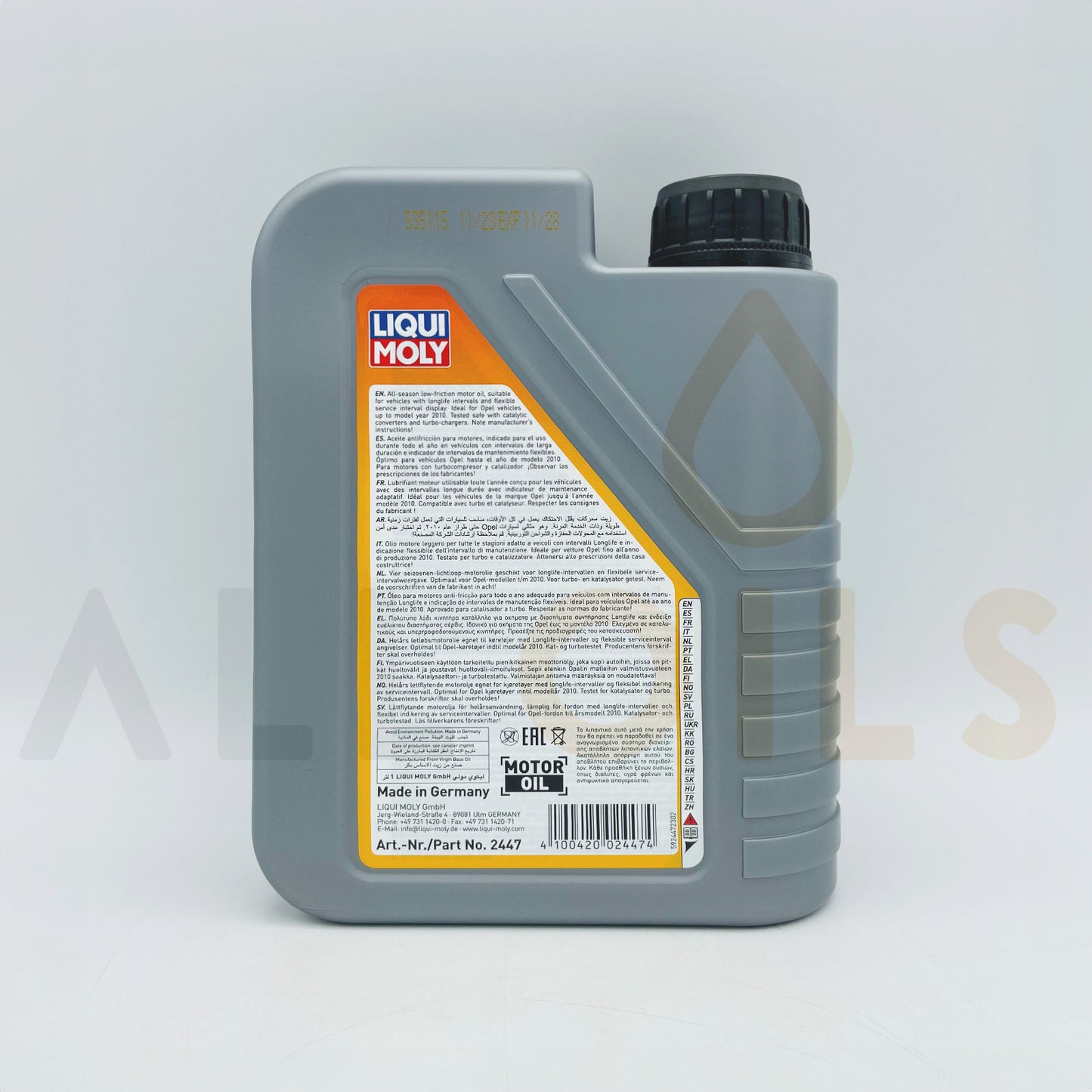 Liqui Moly 2447 Special Tec LL 5W-30 Engine Oil for Vauxhall/Opel - 1 Litre