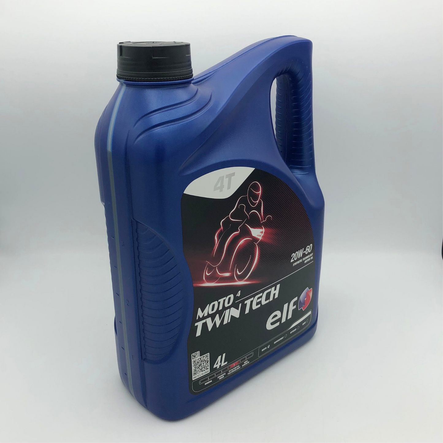 4L ELF MOTO 4 Twin Tech 20W-60 - Angle