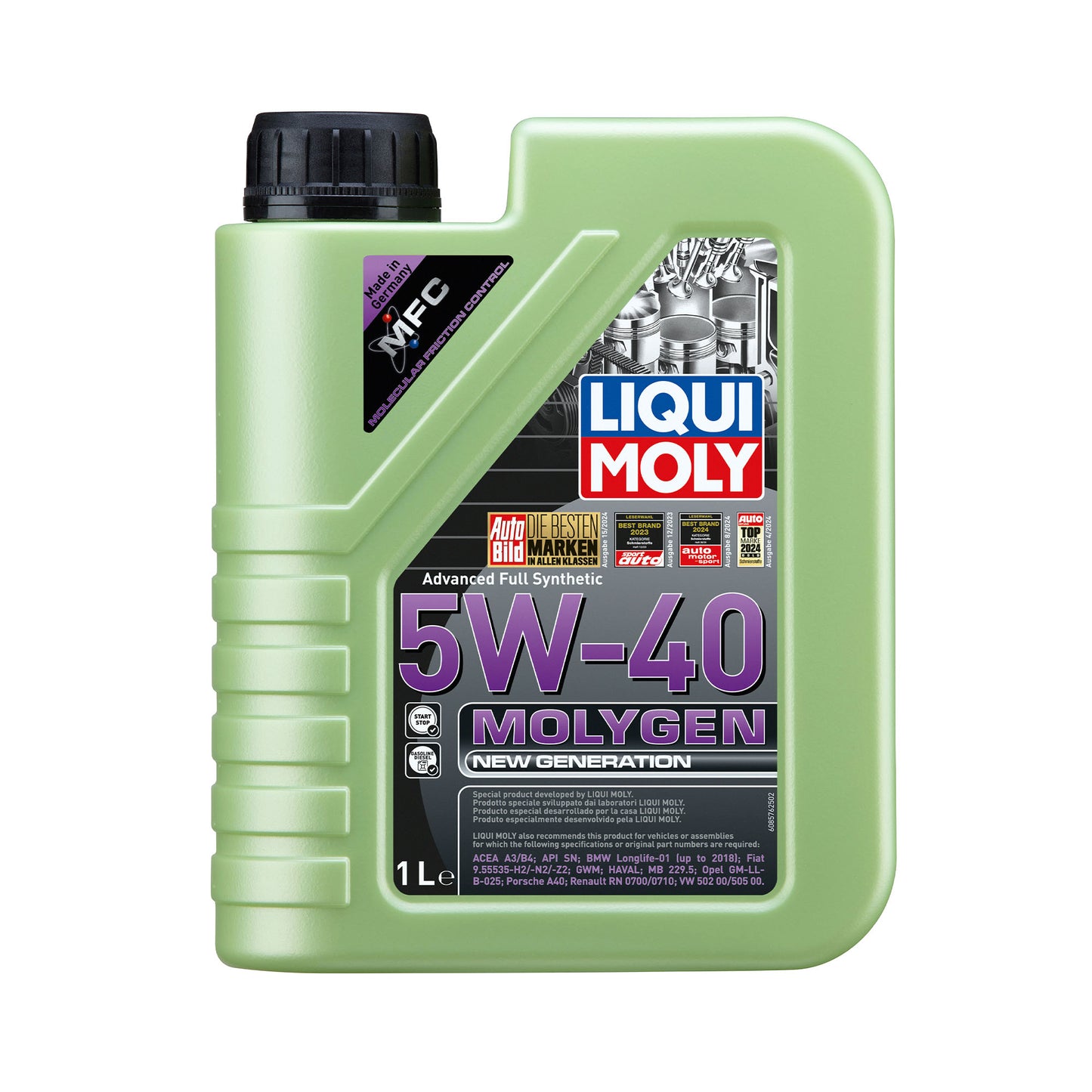 Liqui Moly 8576 Molygen New Generation 5W-40 Engine Oil - 1 Litre