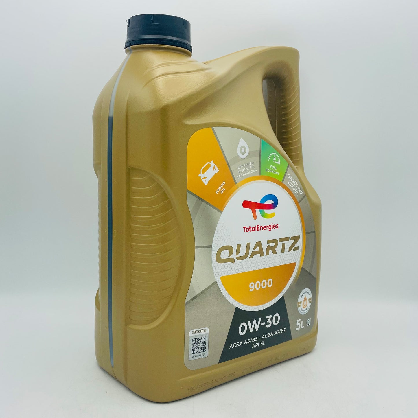 5L TotalEnergies Quartz 9000 0W-30 Engine Oil - 5 Litres