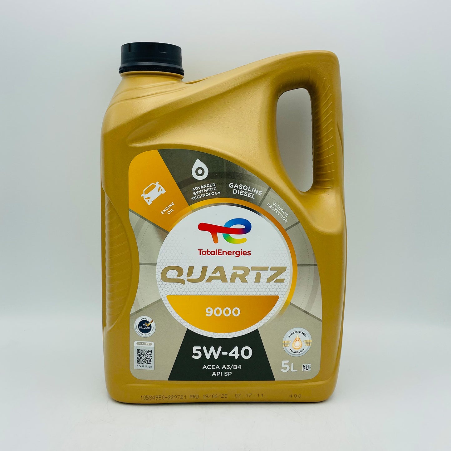 5L TotalEnergies Quartz 9000 5W-40 Engine Oil - 5 Litres
