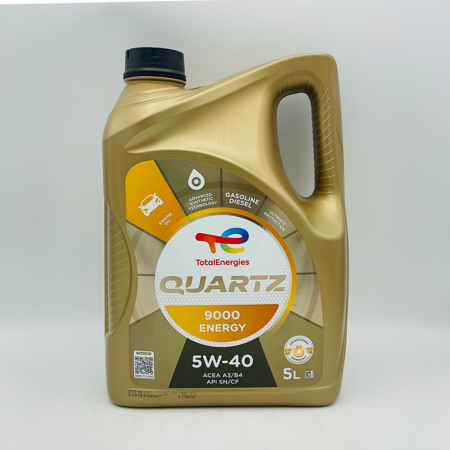 5L TotalEnergies Quartz 9000 ENERGY 5W-40 Engine Oil - 5 Litres