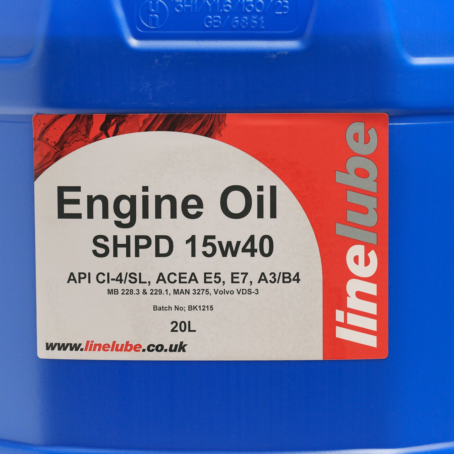 Linelube Heavy Duty Engine Oil SHPD 15W-40 E7 - 200 Litres