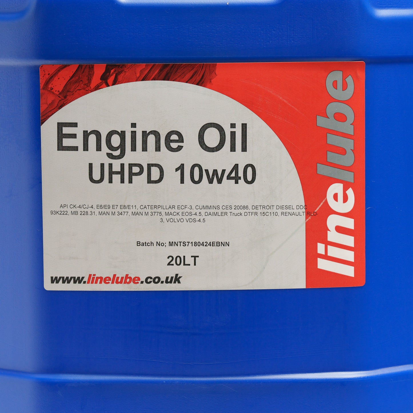 Linelube Heavy Duty Diesel Engine Oil UHPD 10W-40 - 200 Litres