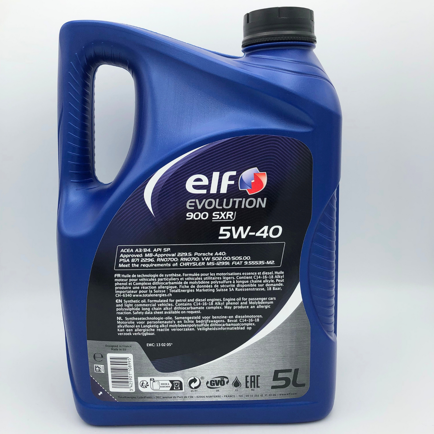 ELF Evolution 900 SXR 5W-40 Semi Synthetic Engine Oil - 5 Litres
