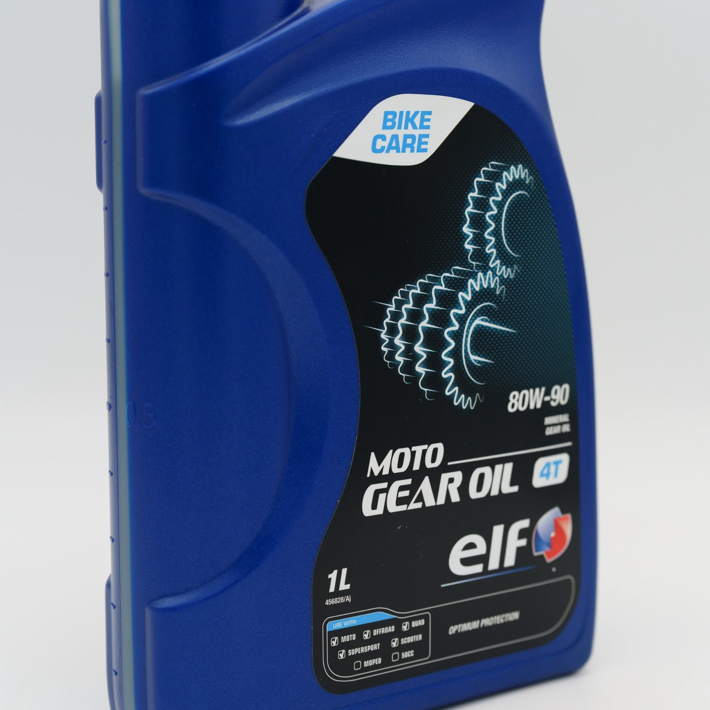 ELF Moto 4T 80W-90 Mineral Gear Oil For 4-Stroke Motorcycles API GL 5 - 1 Litre