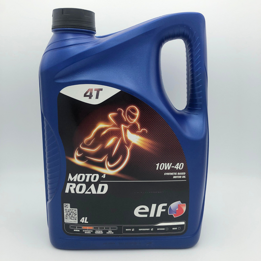 ELF Moto 4 Road 10W-40 4-Stroke Motorcycle Engine Oil - 4 Litres