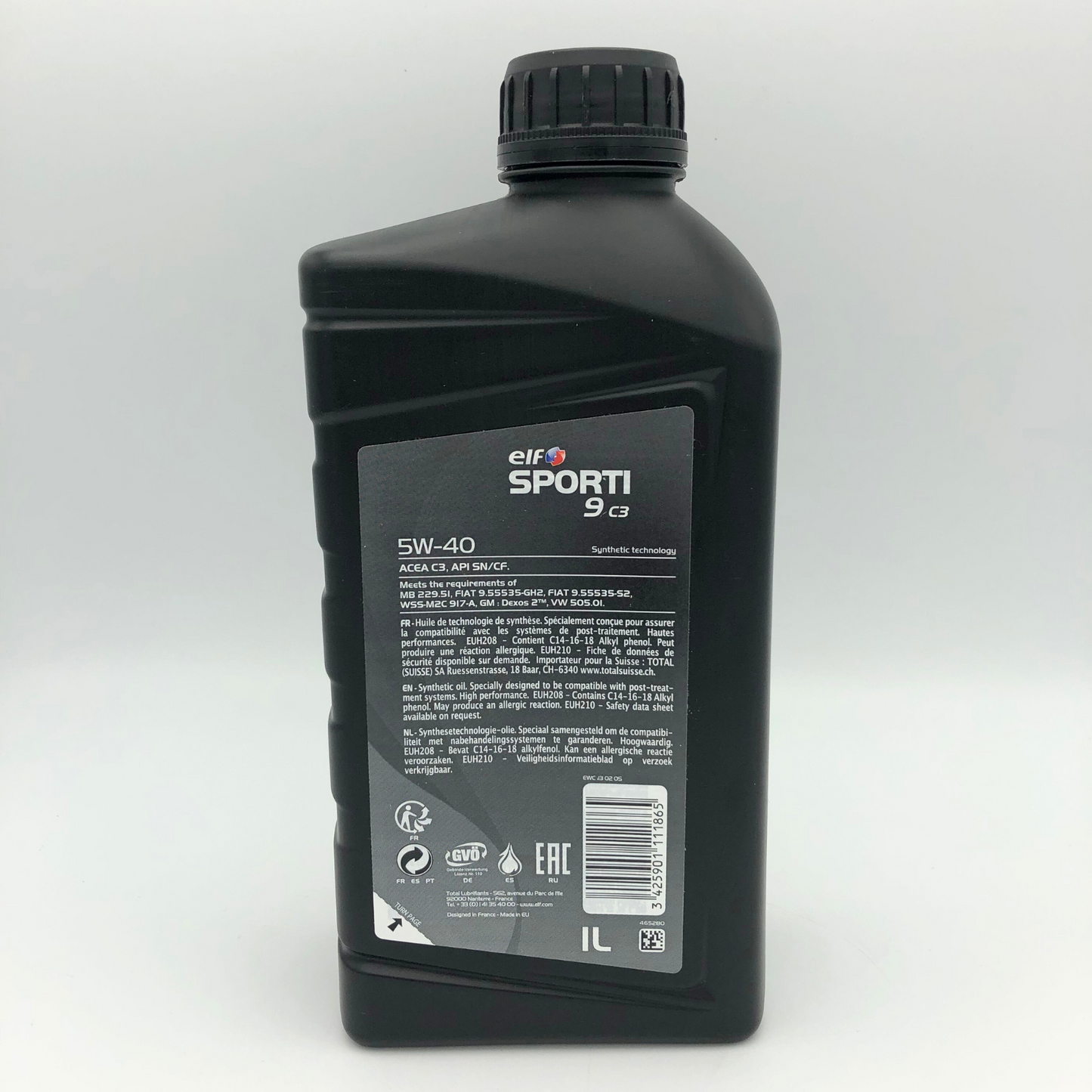 ELF SPORTI 9 C3 5W-40 Engine Oil - 1 Litre