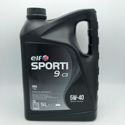 ELF SPORTI 9 C3 5W-40 Engine Oil - 5 Litres