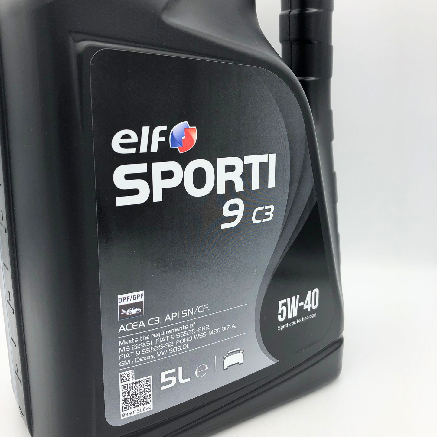 ELF SPORTI 9 C3 5W-40 Engine Oil - 5 Litres