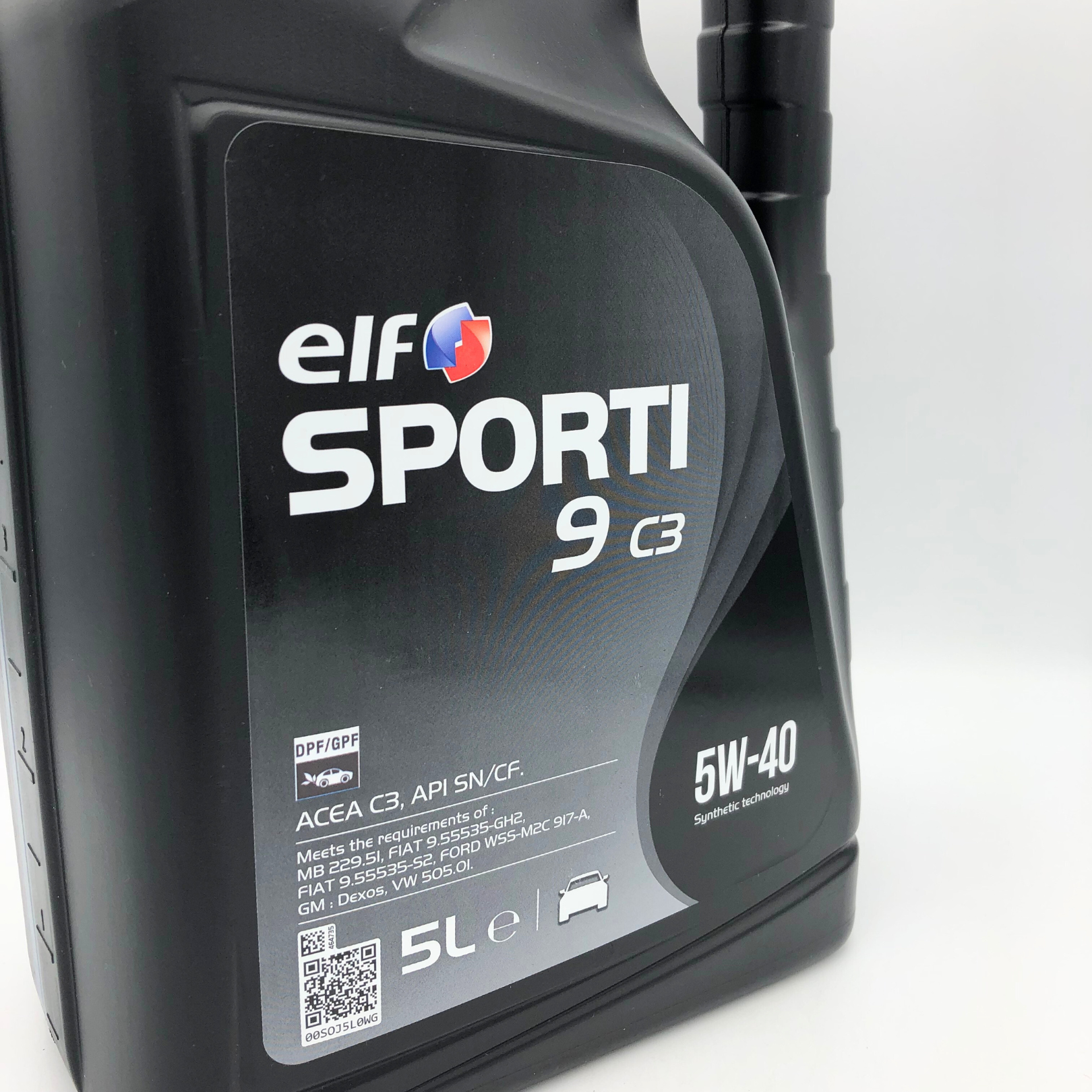 ELF SPORTI 9 C3 5W-40 Engine Oil - 5 Litres