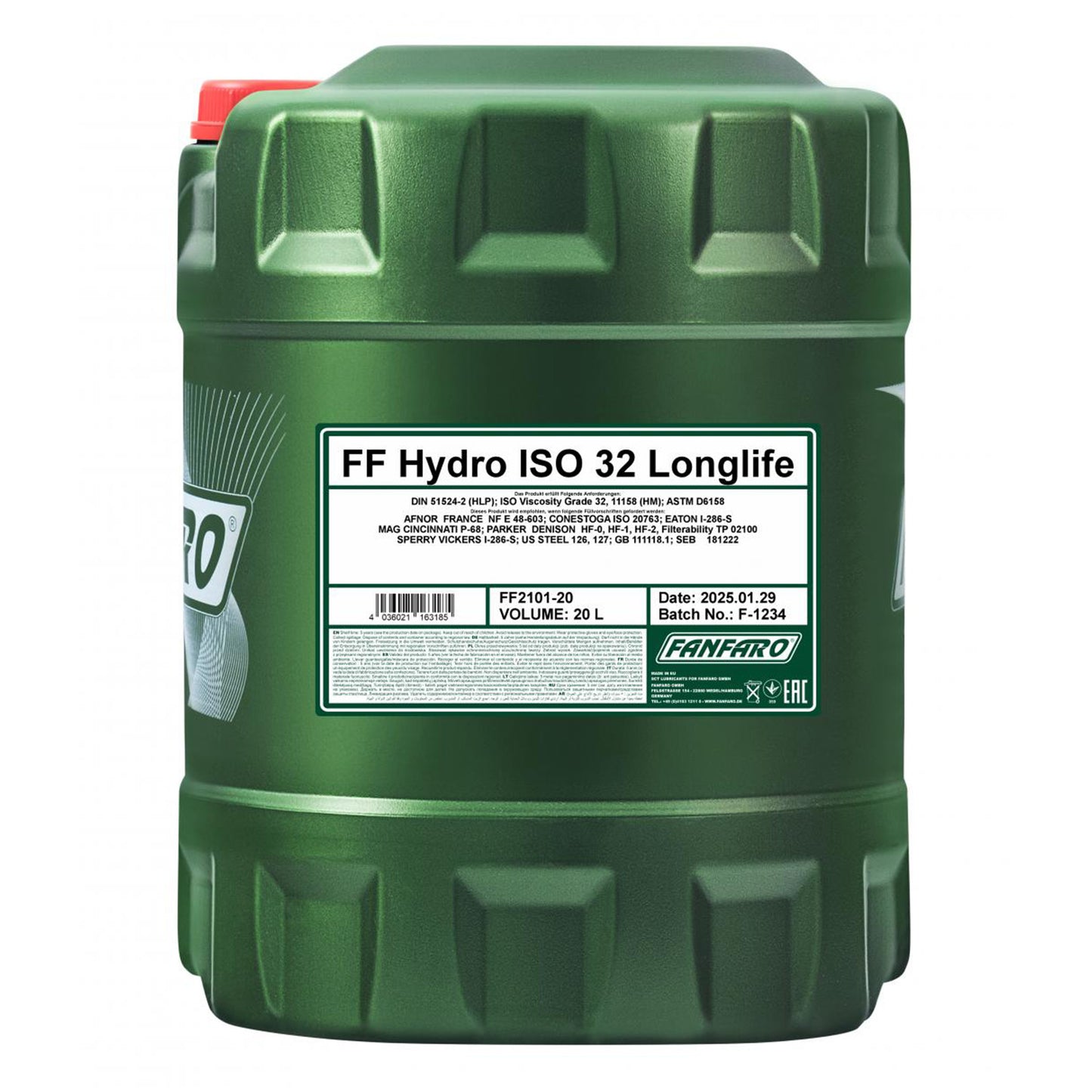 Front Label of Engine Oil Bottle