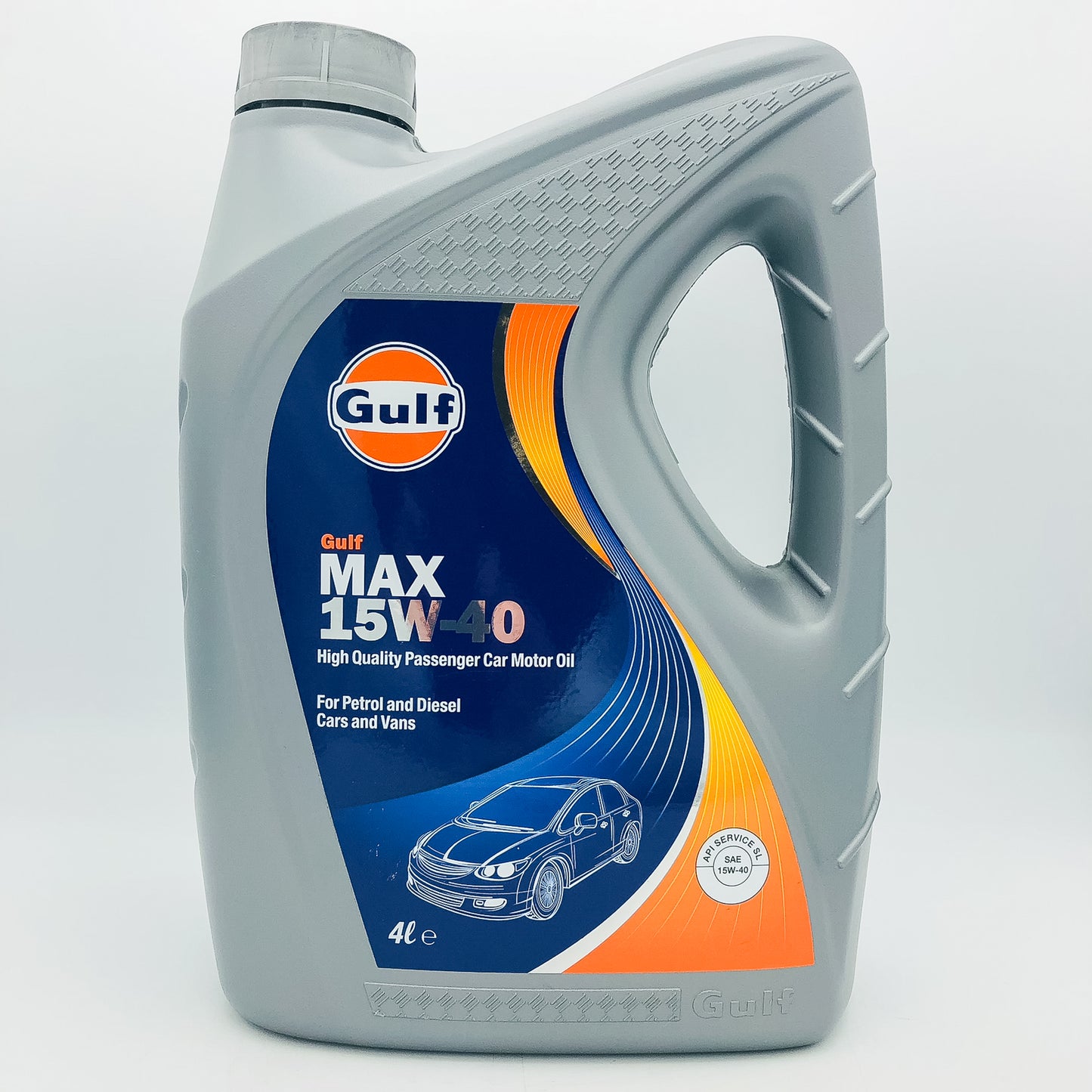 Gulf Max 15W-40 Mineral Based Engine Oil API SL/CF - 4 Litres