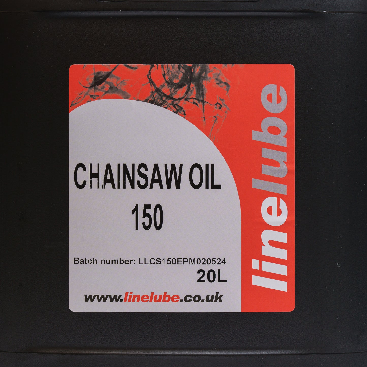 Linelube Black 20 Litre Label