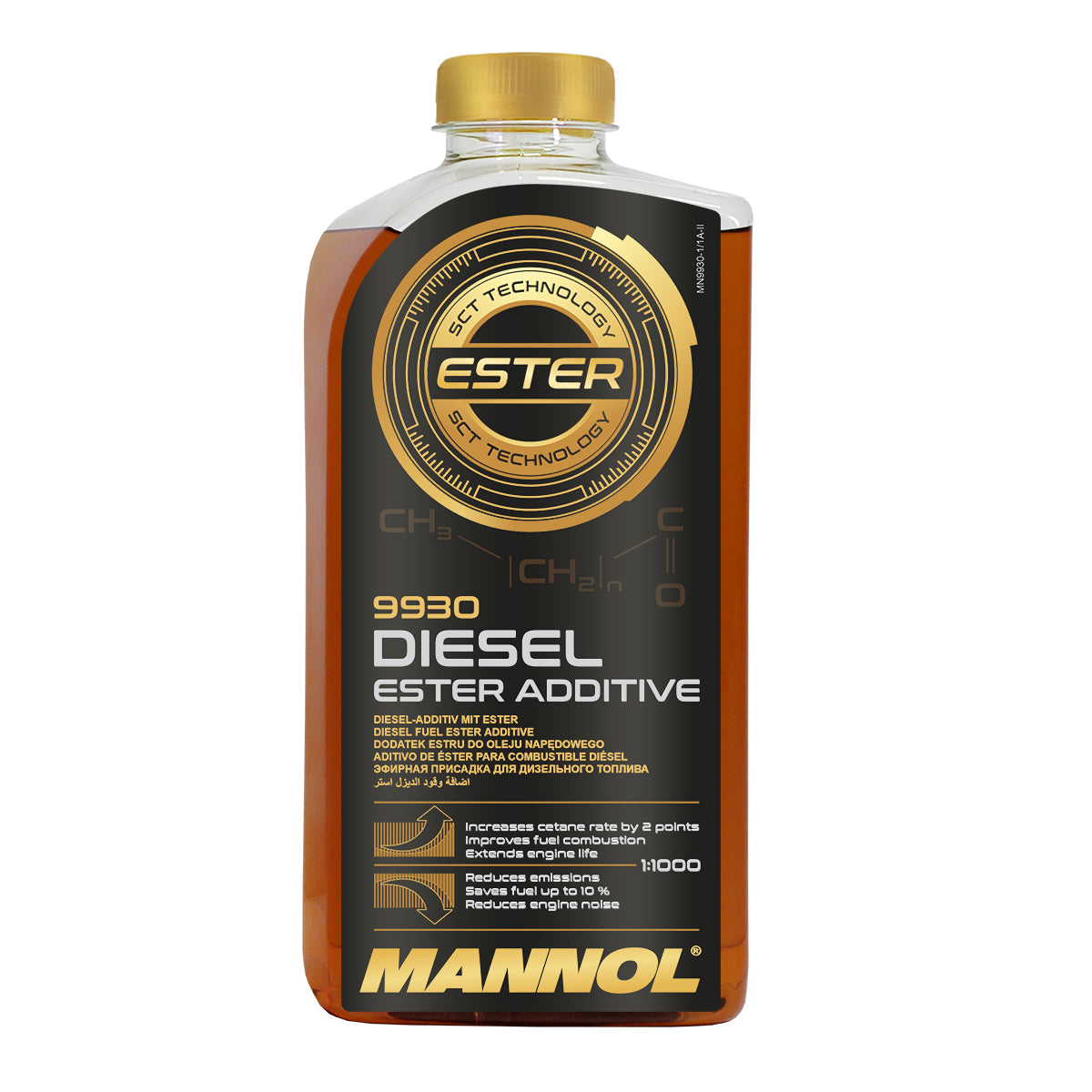 Mannol 9930 Antiwear Diesel Ester Additive Reducing Fuel Consumption - 1 Litre