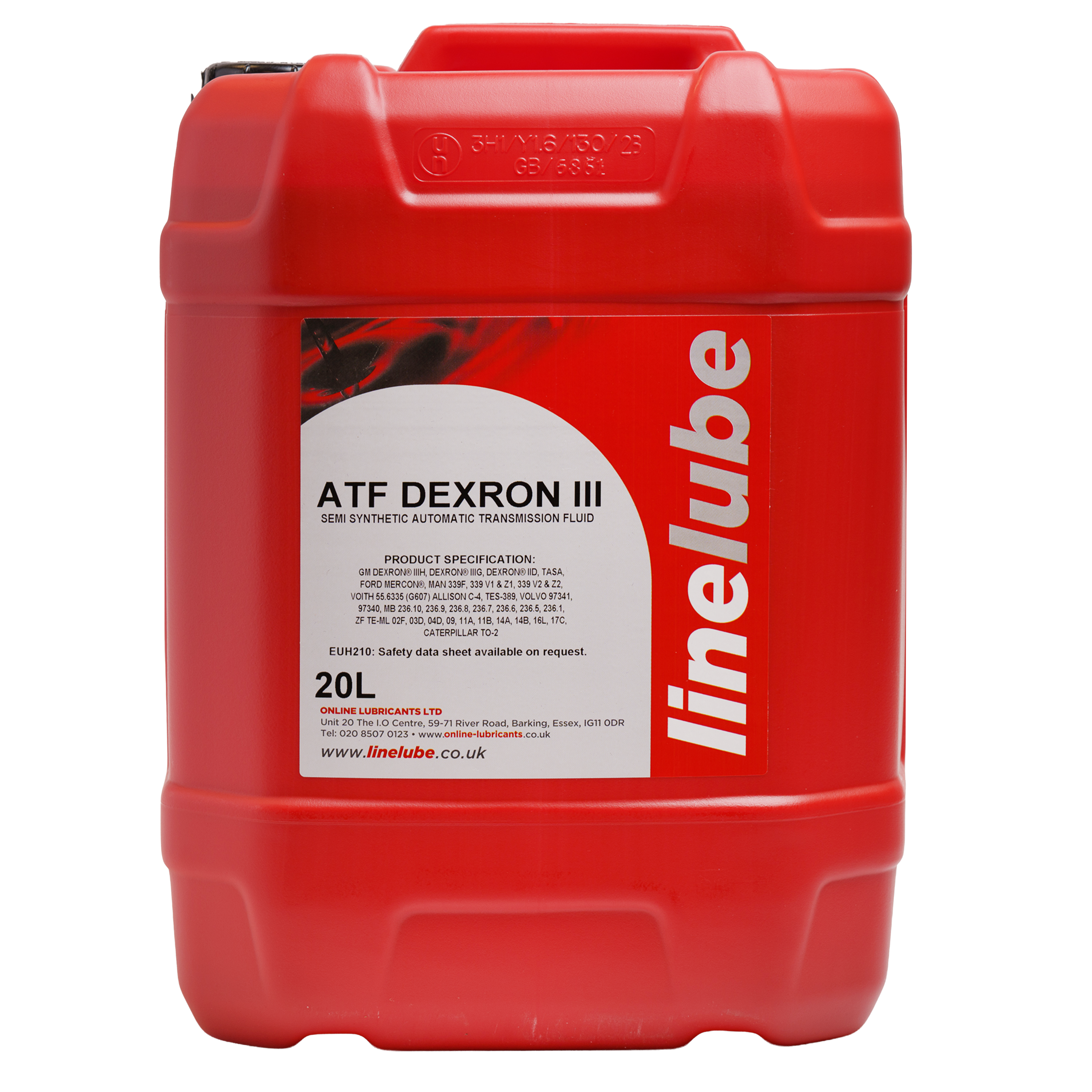 Linelube Dexron 3 Automatic Transmission Fluid ATF - 20 Litres