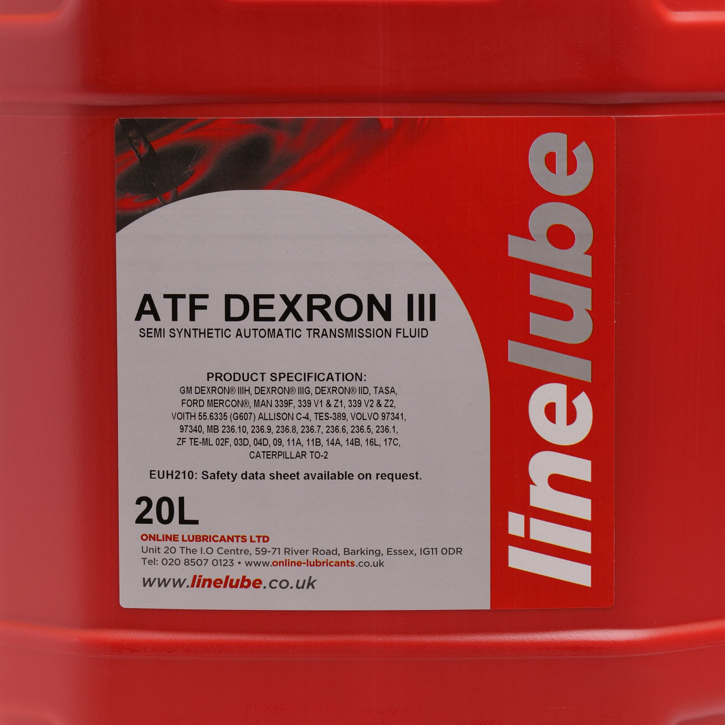 Linelube Dexron 3 Automatic Transmission Fluid ATF - 20 Litres