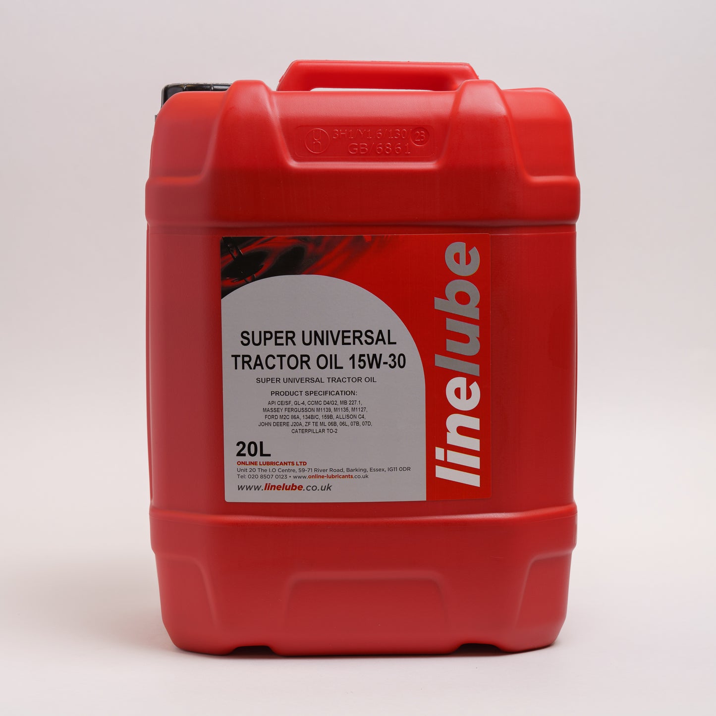 Linelube Super Universal Tractor Gear / Engine Oil 15W-30 - 20 Litres
