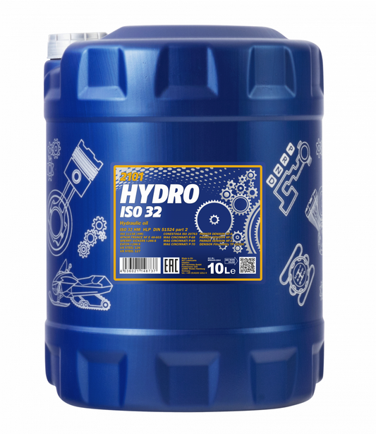 Mannol 2101 ISO 32 Hydraulic Oil High Grade DIN 51524 - 10 Litres