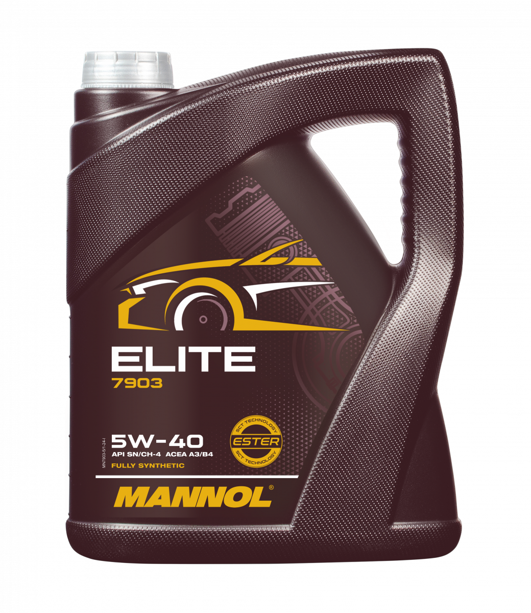Mannol 7903 Elite 5W-40 ACEA A3/B4 Synthetic Engine Oil - 5 Litres