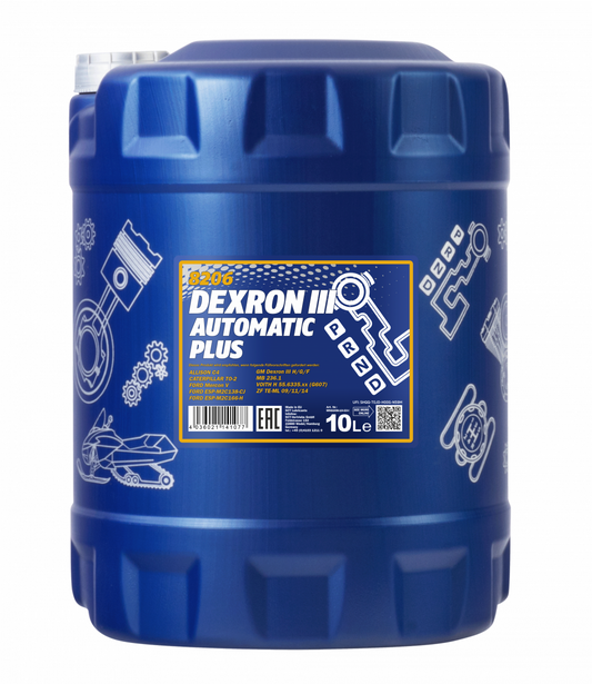 Mannol 8206 Automatic Transmission Fluid Dexron III - 10 Litres
