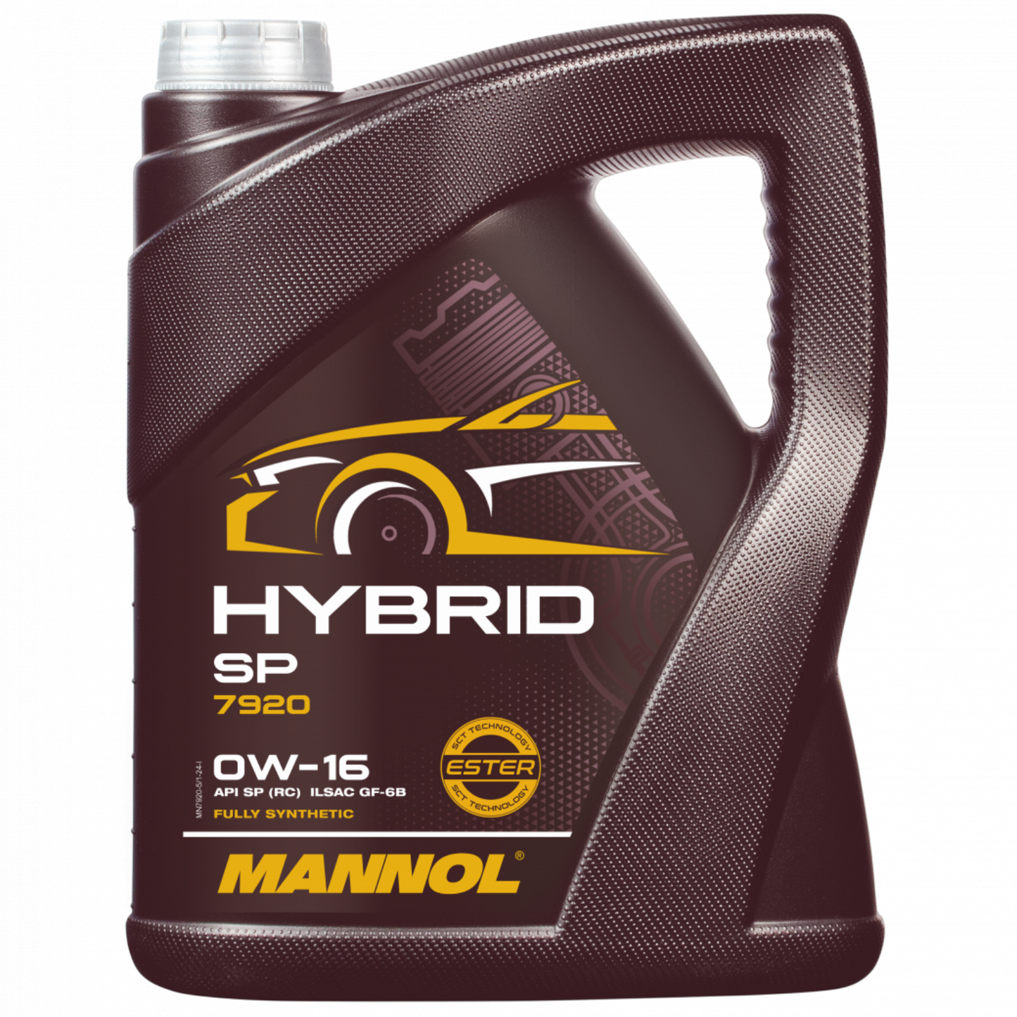 Mannol 7920 Hybrid SP 0w16 ILSAC GF-6 Bi-Synthetic Engine Oil - 5 Litres