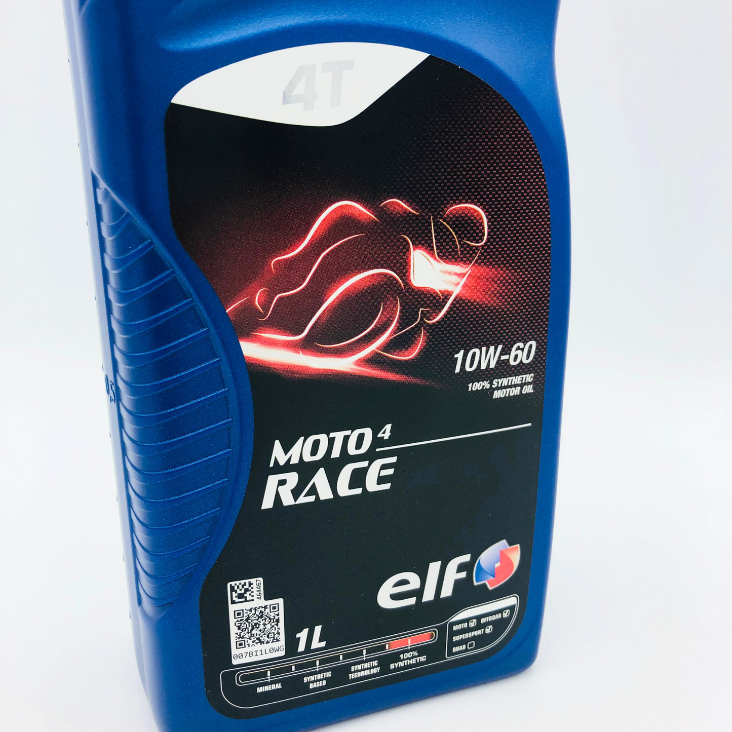 ELF Moto 4 Race 10W-60 Fully Synthetic 4-Stroke Motorcycle Oil - 1 Litre