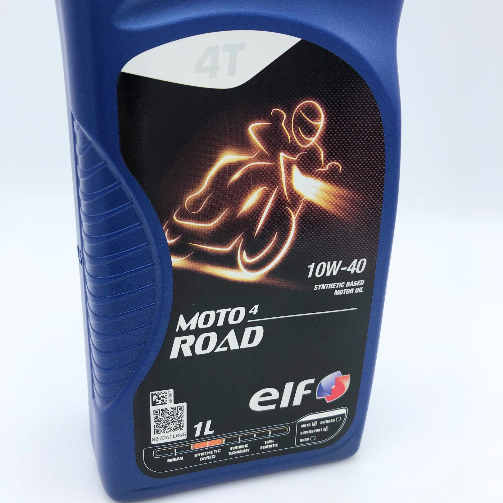 ELF MOTO 4 Road 10W-40 Motorcycle Synthetic Based Engine Oil - 1 litre