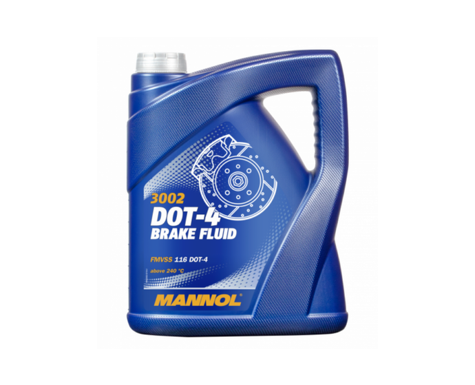 Mannol Brake Clutch Fluid DOT4 SAE J 1703 FMVSS 116 DOT 4- 4 x 5 Litres