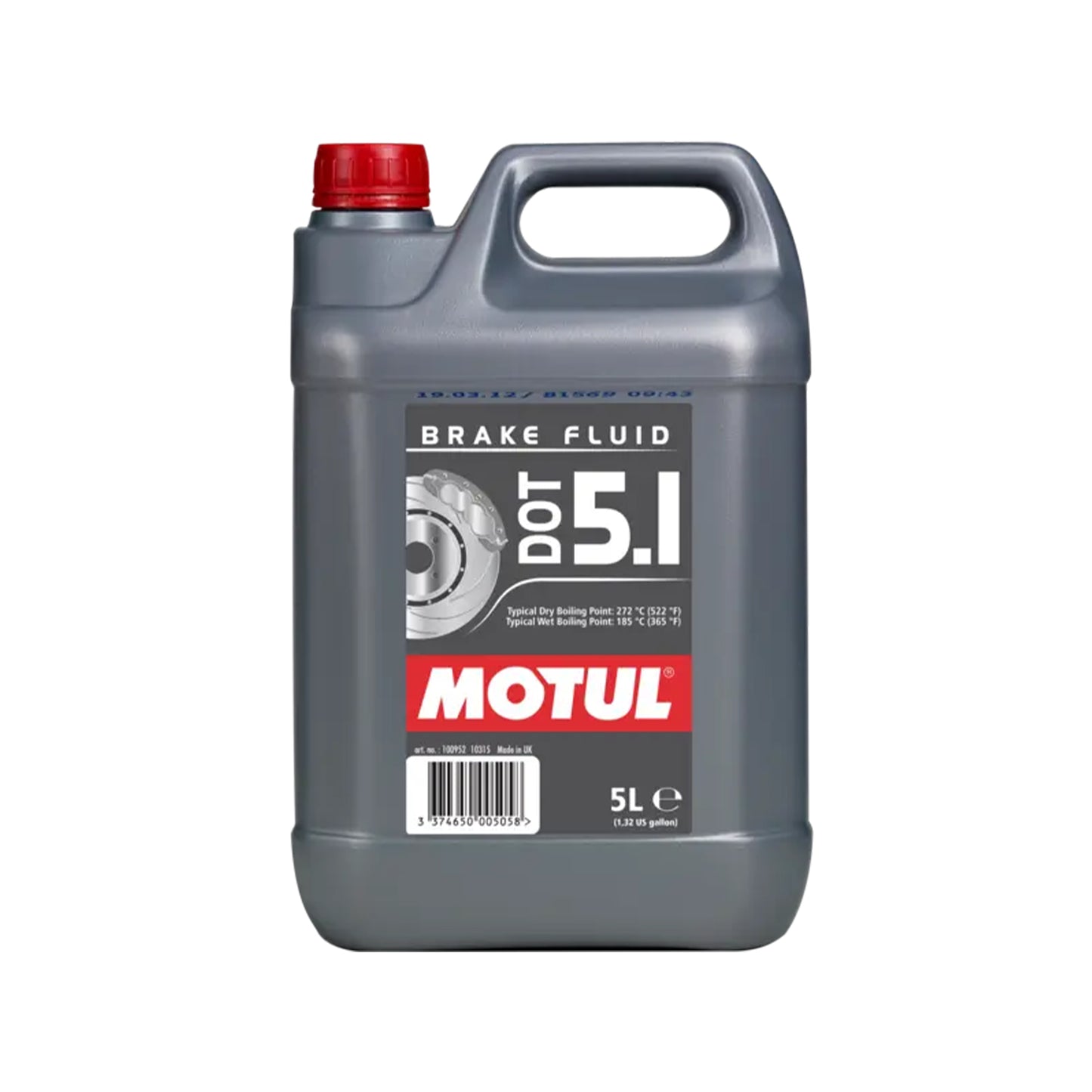 Motul 100952 DOT 5.1 Brake Fluid - 5 Litres