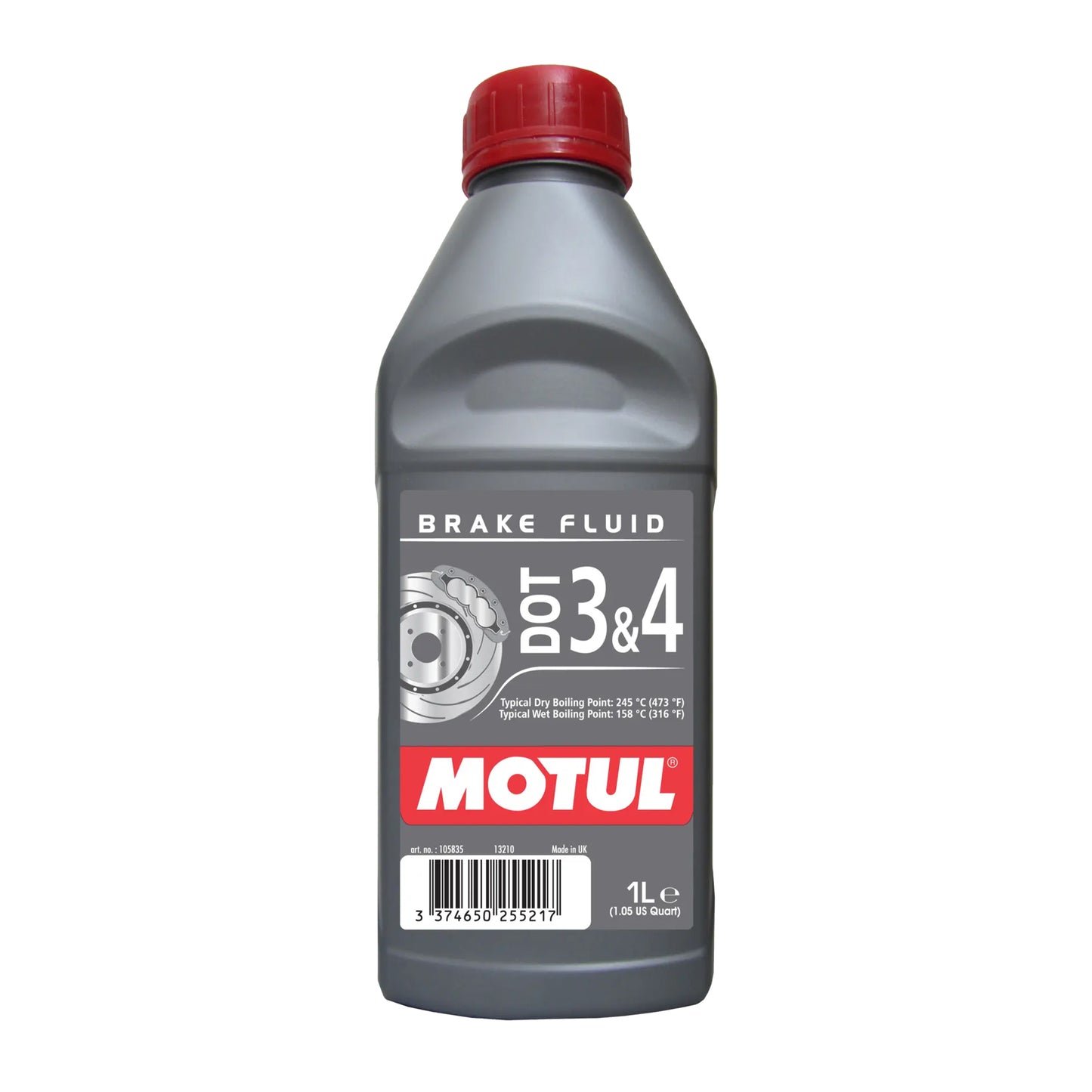 MOTUL 105835 DOT 3 & 4 Brake Fluid - 1 Litre