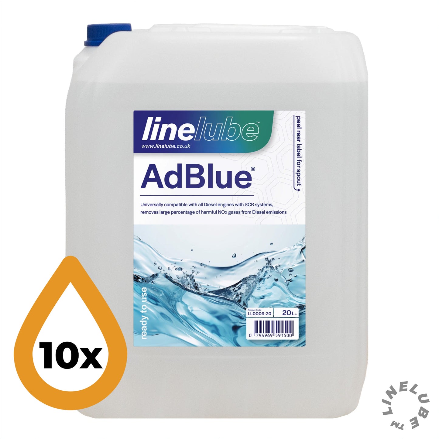 Linelube™ Universal AdBlue (10 x 20 Litres)