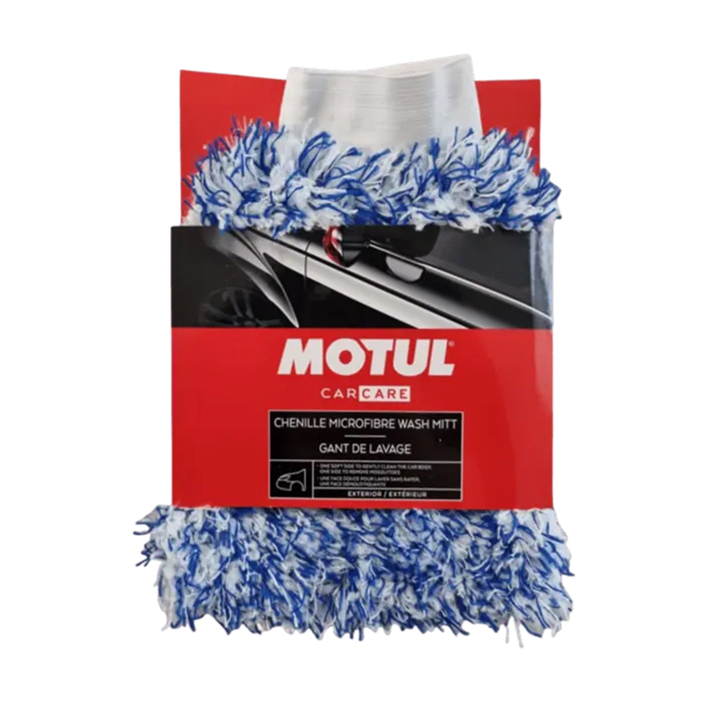 Motul 111022 Chenille Microfibre Wash Mitt One Size