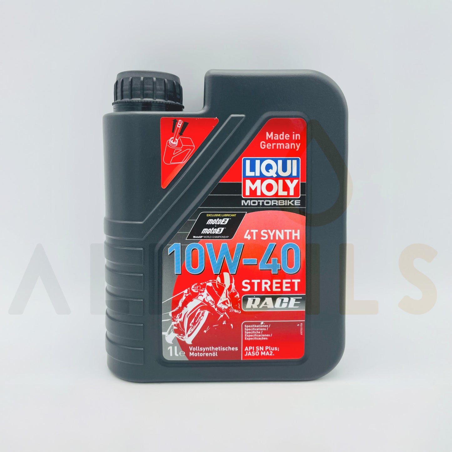Liqui Moly 20753 Motorbike 4T Synth 10W-40 Street Race - 1 Litre