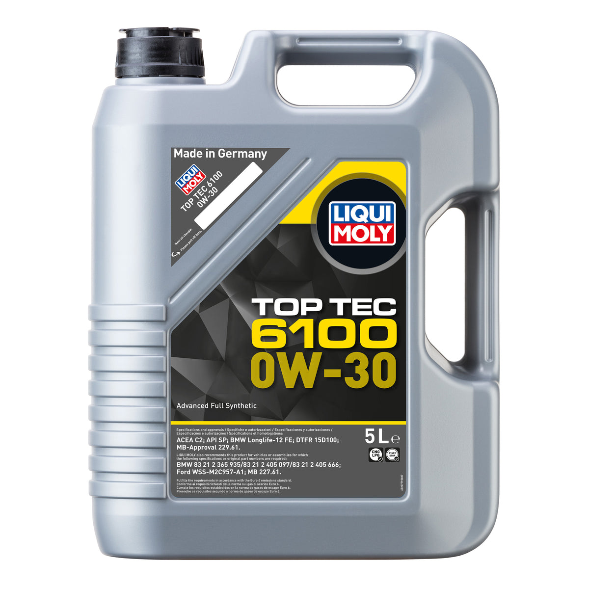 Liqui Moly 20779 Top Tec 6100 0W-30 Engine Oil - 5 Litres