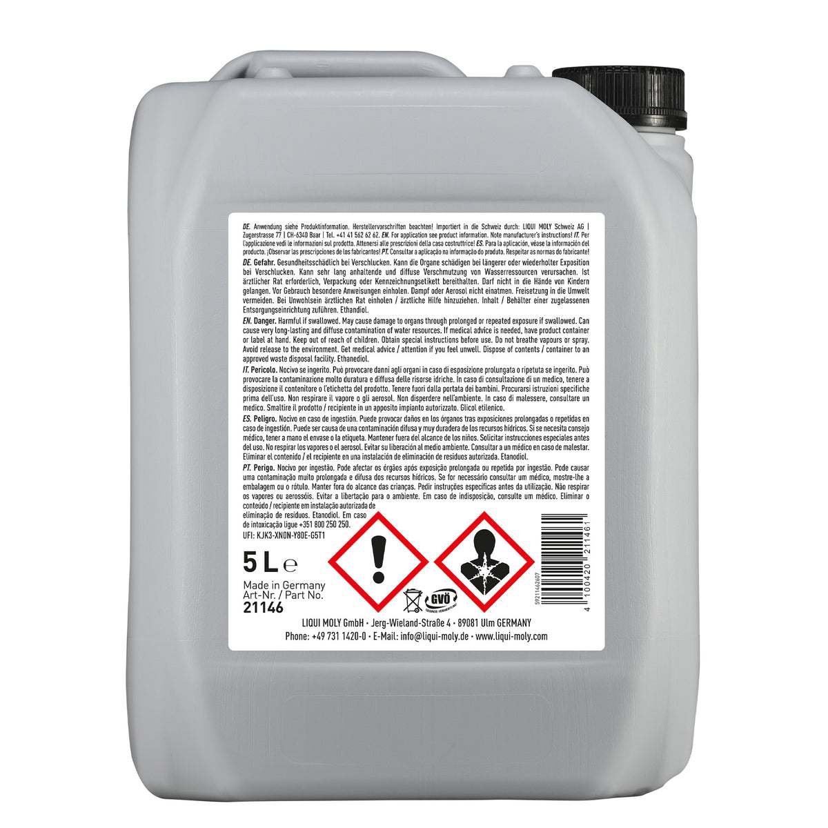 Liqui Moly 21146 COOLANT AND ANTIFREEZE KFS 12+ - 5 Litres
