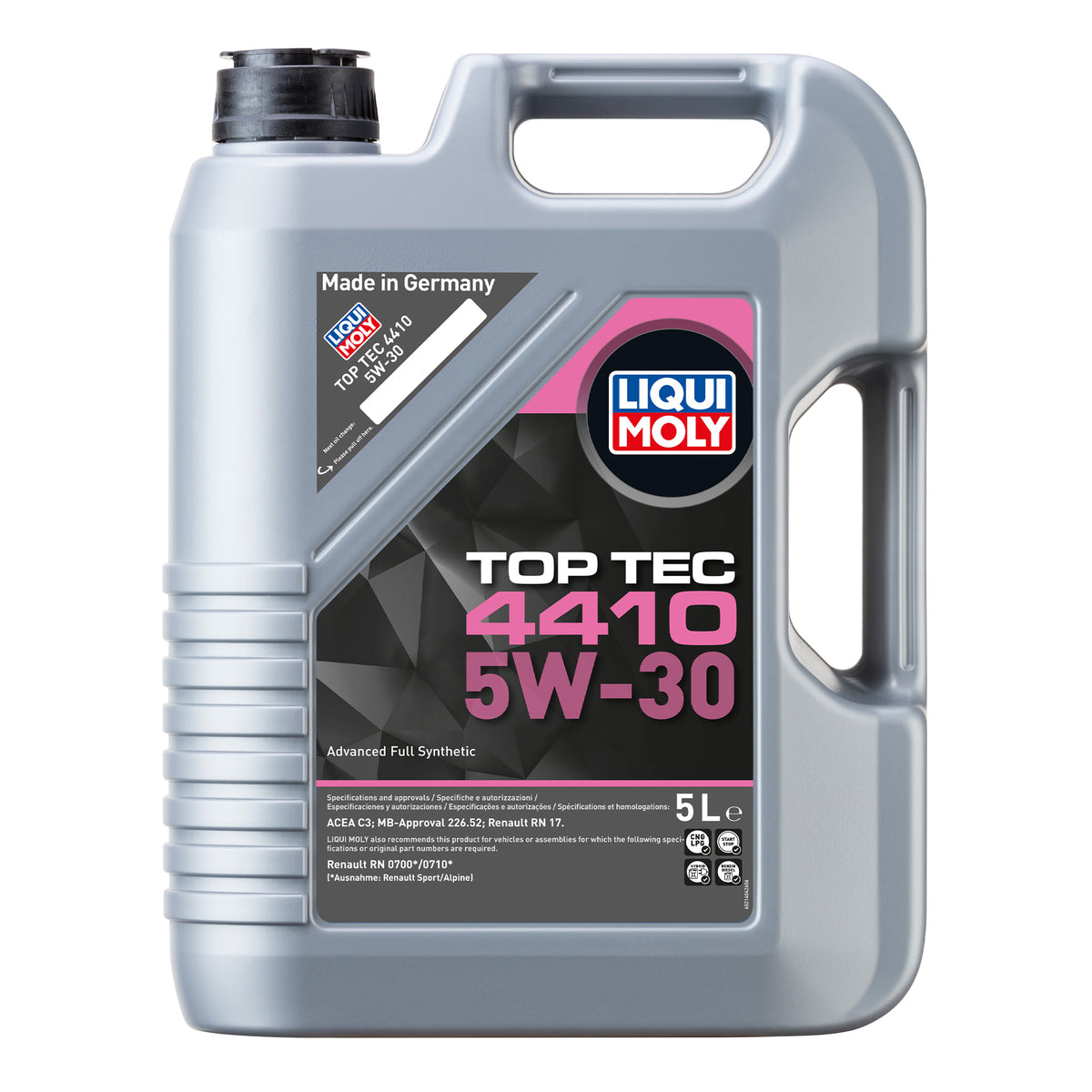 Liqui Moly 21404 Top Tec 4410 5W-30 Renault Engine Oil - 5 Litres