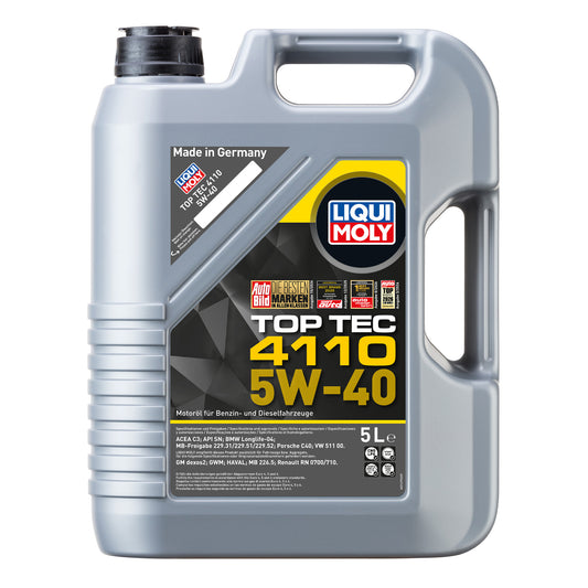 Liqui Moly 21479 Top Tec 4110 5W-40 Engine Oil - 5 Litres