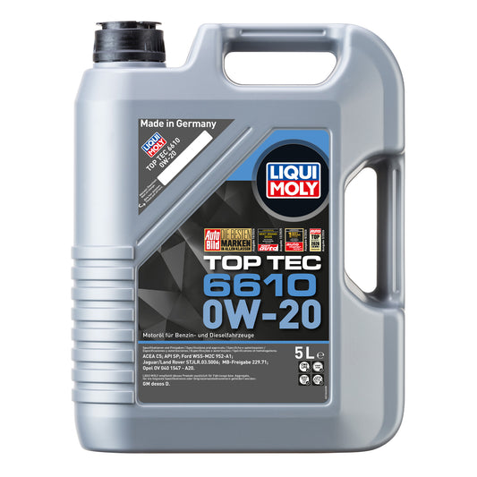 Liqui Moly 21662 Top Tec 6610 0W-20 Engine Oil - 5 Litres