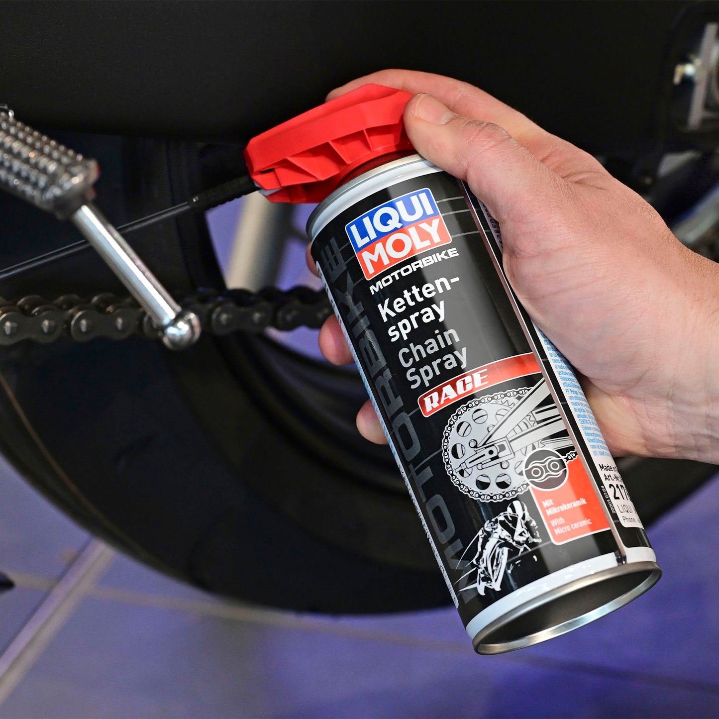 Liqui Moly 21764 Motorbike Chain Spray Race - (400ml)