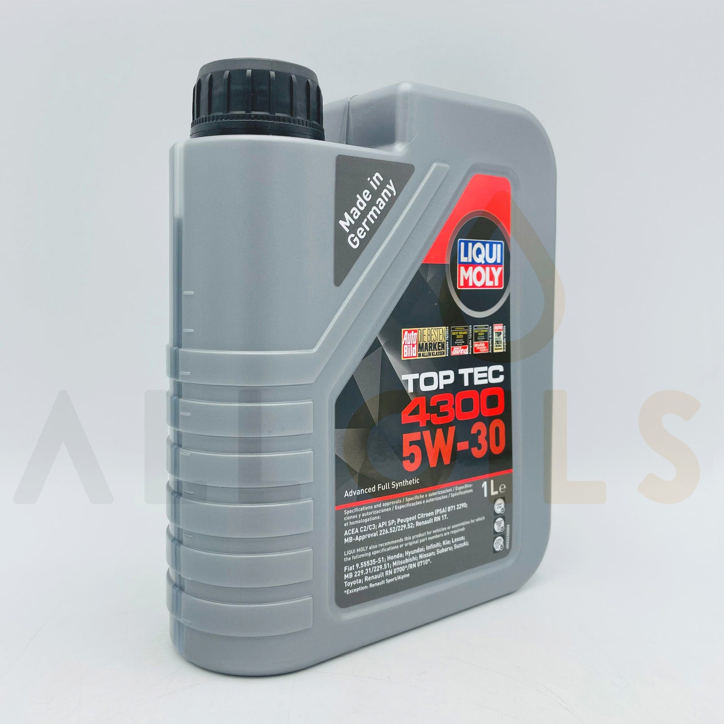 Liqui Moly 2323 Top Tec 4300 5W-30 Synthetic Tech Engine Oil - 1 Litre