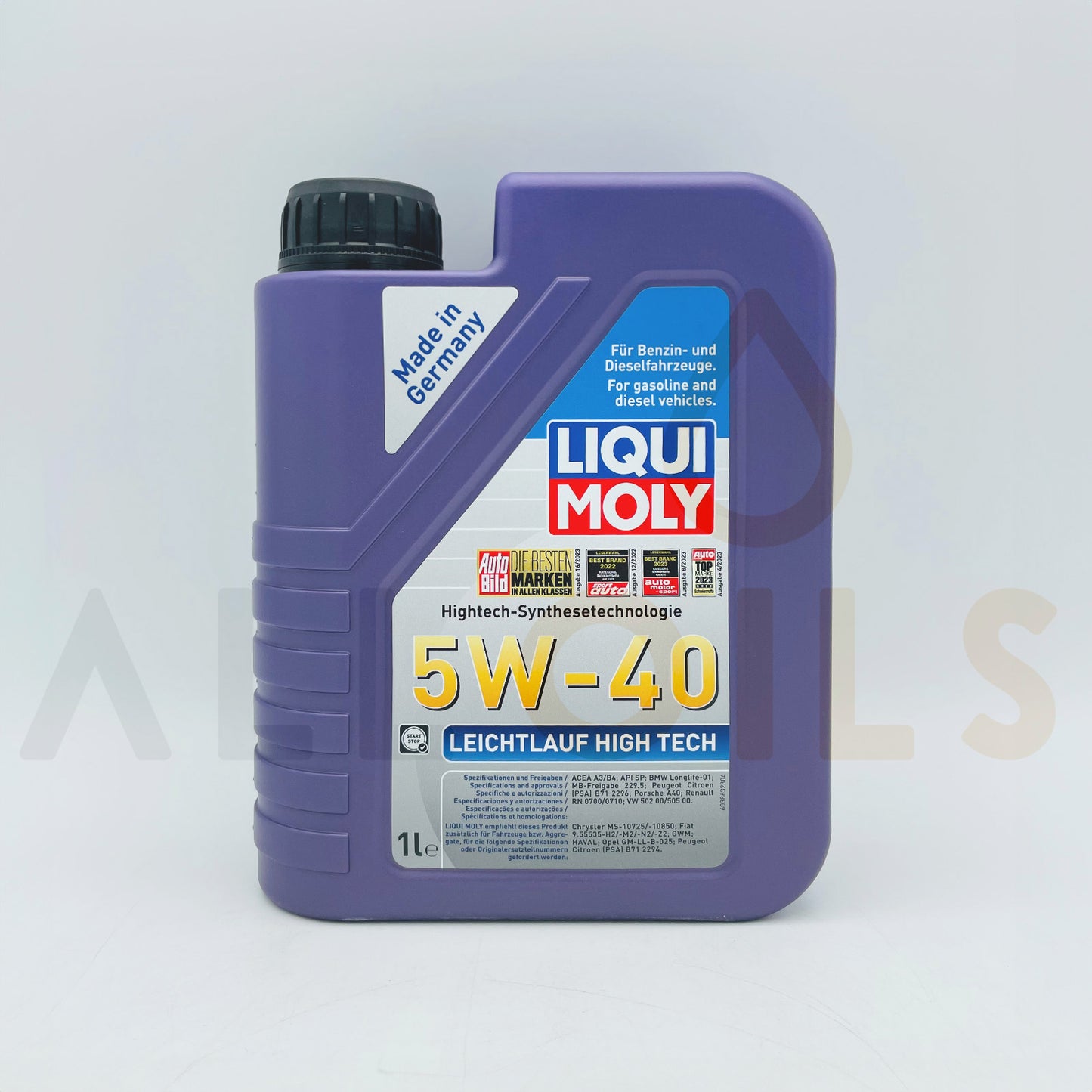 Liqui Moly 2327 Leichtlauf High Tech 5W-40 Engine Oil - 1 Litre