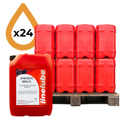 Linelube Fully Synthetic Engine Oil Longlife C3 5W-30 (24 x 20 Litres)