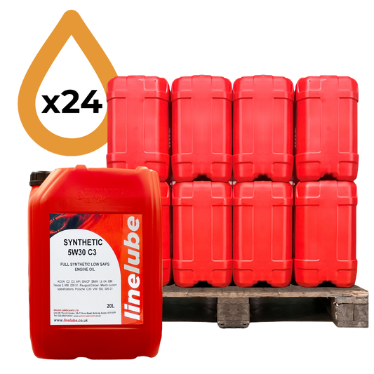 Linelube Fully Synthetic Engine Oil Longlife C3 5W-30 (24 x 20 Litres)