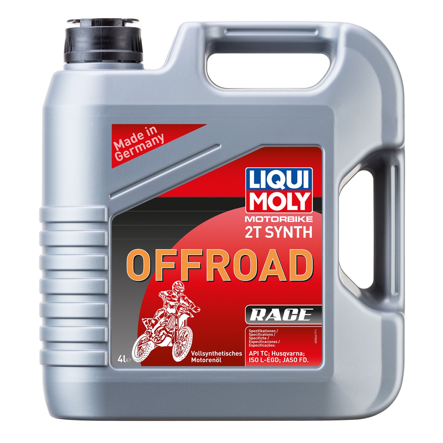 Liqui Moly 2 Stroke Offroad 2T Synth Race Motorbike Engine Oil API TC - 4 Litre