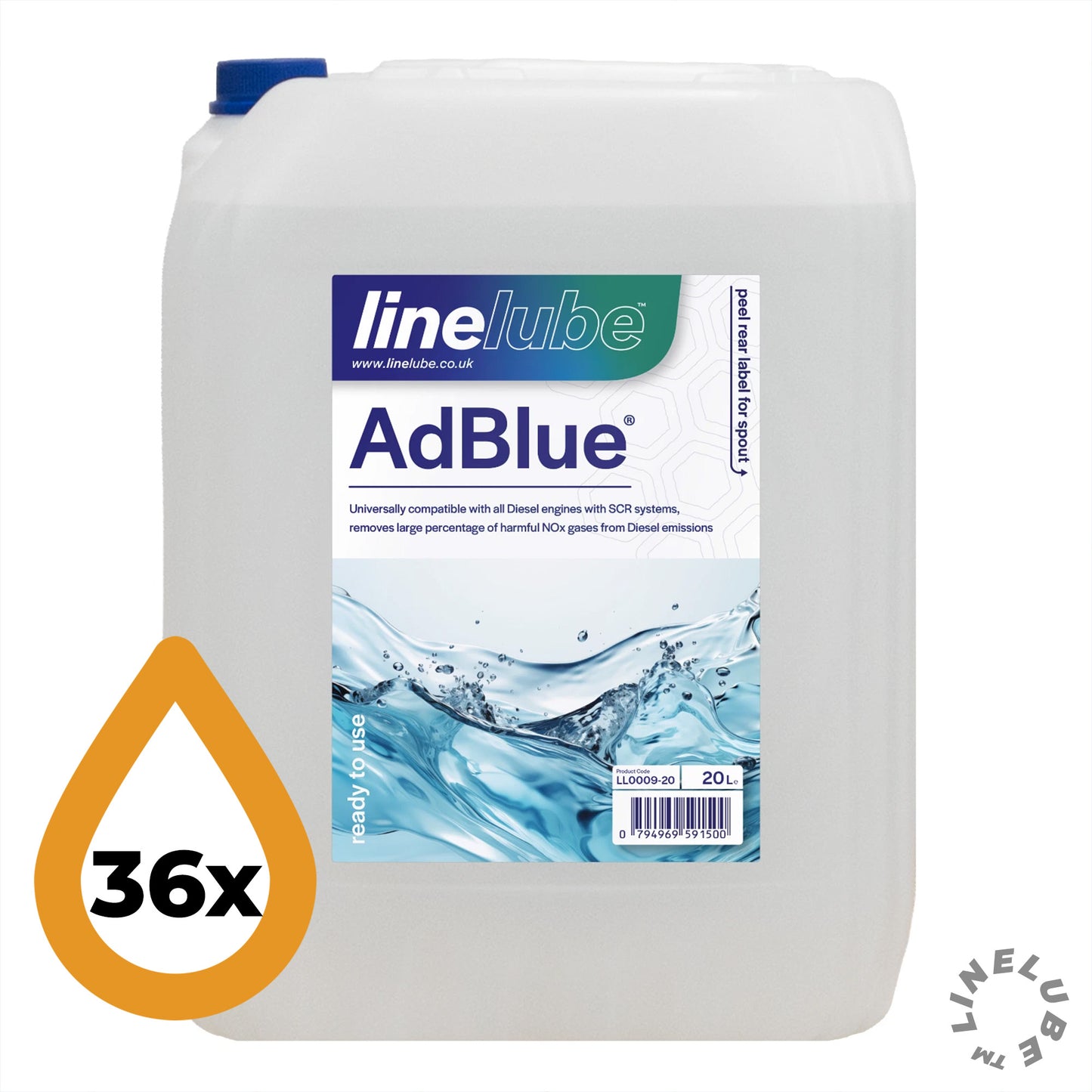 Linelube™ Universal AdBlue (36 x 20 Litres)