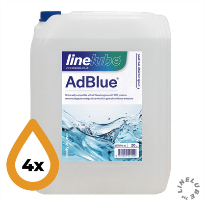 Linelube™ Universal AdBlue (4 x 20 Litres)